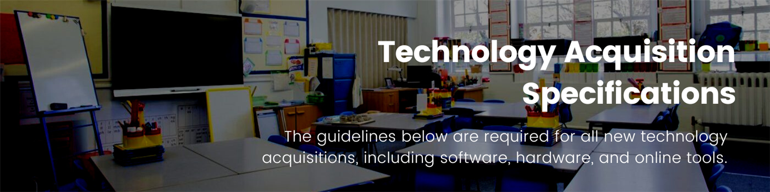 Technology Acquisition Specifications